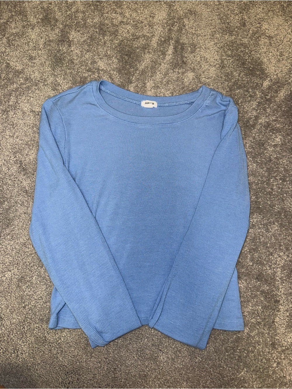 Light Blue Long-Sleeve Top
